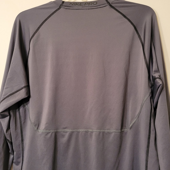 Nike dark gray long sleeve dri-fit slim fit shirt - Picture 8 of 12